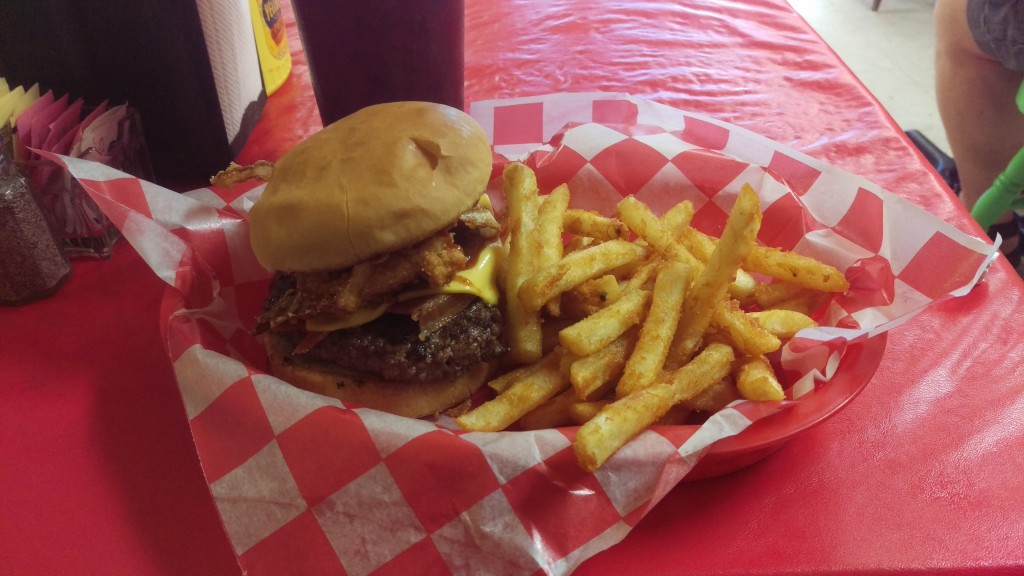 Mama's smokehouse burger